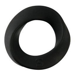 Shots Toys Endless Cockring Regular Black