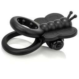 The Screaming O Monarch Wearable Butterfly Vibe Black