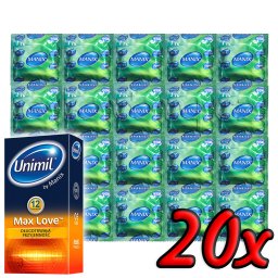 Unimil Max Love Time Control 20 pack