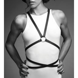 Bijoux Indiscrets Maze Multi-Way Body Harness Black