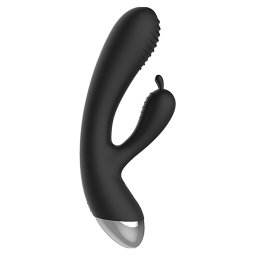 Shots ElectroShock Rabbit Vibrator Black