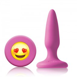 NS Novelties Mojis Plug #ILY Pink