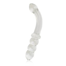 LoveToy Glass Romance Double G-Spot Dildo GS10C Clear