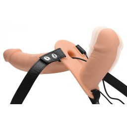 Strap U Power Pegger Double Strap-On Vibrator