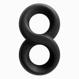 NS Novelties Renegade Infinity Ring Black