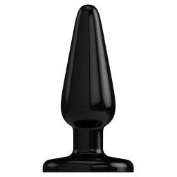 Plug & Play Butt Plug Basic 4 Inch Black