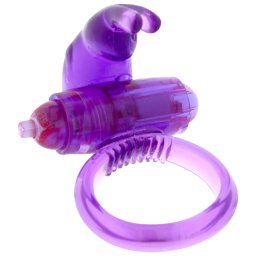 Seven Creations Rabbit Vibrating Cockring Purple
