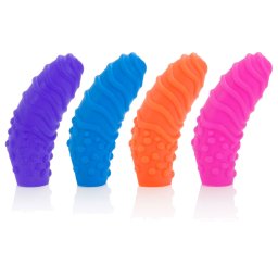 California Exotics Silicone Finger Swirls 4 pack