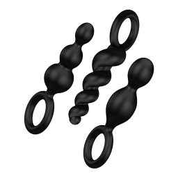 Satisfyer Booty Call Black 3 pack