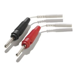 Mystim Adapter Lead Wire for 2mm Plug to Banana Plug 2 pcs