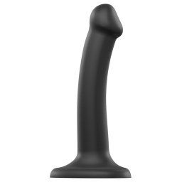 strap-on-me Silicone Bendable Dildo Black S