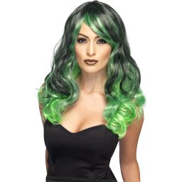 Fever Ombre Wig Bewitching Green & Black 44257
