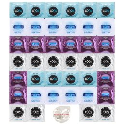 Premium Super Thin Package - 41 Thinnest Durex, Pasante, EXS, Sagami Condoms