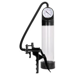 Shots Pumped Elite Pump with Advanced PSI Gauge Transparent