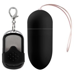 Shots Toys 10 Speed Remote Vibrating Egg Big Black