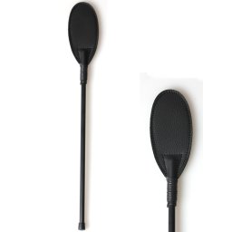 Secret Play Oval Riding Crop Black