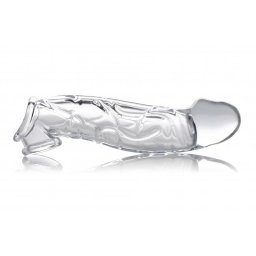 Size Matters Clear Extender Curved Penis Sleeve