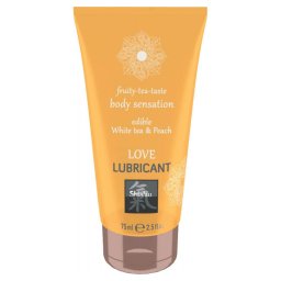 Shiatsu Love Lubricant Edible White Tea & Peach 75ml
