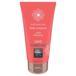 Shiatsu Love Lubricant Edible Strawberry 75ml