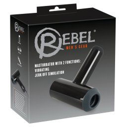 Rebel Masturbator with 2 Functions 0594814 Black