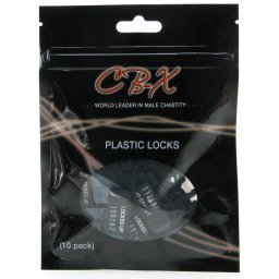 CB-X Chastity Cage Disposable Locks 10 pcs
