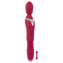 Javida Massage Wand Warming & Thrusting Vibe Red