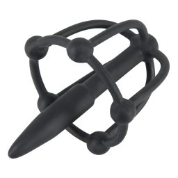 You2Toys Penis Plug with Glans Cage Black