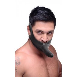 Master Series Face Fuck Strap On Mouth Gag Black