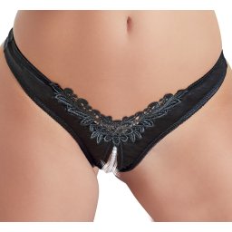 Cottelli G-string with Pearls 2321653 Black M