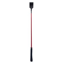 Devil Sticks Crop Polished Leather 023 Black-Red 66cm