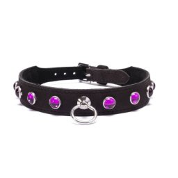 Devil Sticks Octane Crystal Collar Hot Pink