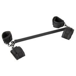 Fetish Collection Spreader Bar with Cuffs Black
