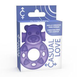 Casual Love Vibrating Ring Purple
