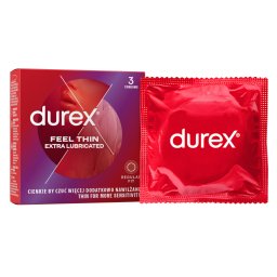 Durex Feel Thin Extra Lubricated 3 pack
