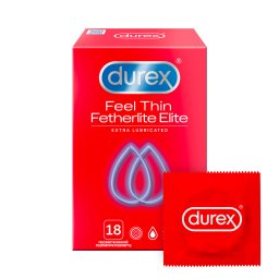 Durex Feel Thin Fetherlite Elite Extra Lubricated 18 pack