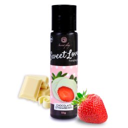 Secret Play Sweet Love Foreplay Gel Strawberries and White Chocolate 60ml