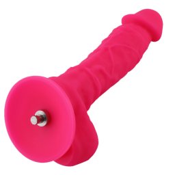 HiSmith HSA11 Dual Layer Silicone Dildo KlicLok Pink 17.5cm