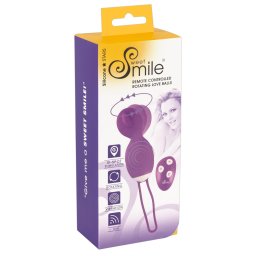Sweet Smile Remote Controlled Rotating Love Balls Purple