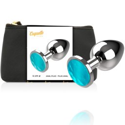 Coquette Anal Plug Metal L 4cm Turquoise