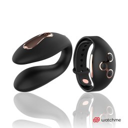 Anne's Desire Dual Pleasure Watchme Wireless Technology Black-Gold