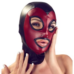 Bad Kitty Head Mask 2493110 Black-Red