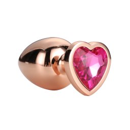 Dream Toys Gleaming Love Plug Rose Gold Medium