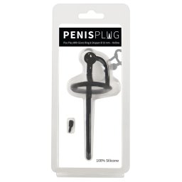 Penis Plug Piss Play with Glans Ring & Stopper