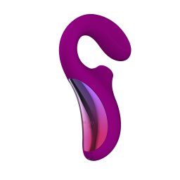 LELO Enigma Dual Stimulation Sonic Massager Deep Rose