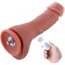 Hismith HSA72 Double Layered Vibrating Silicone Dildo 8.7" Skin