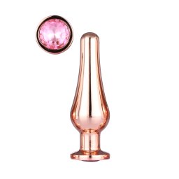Dream Toys Gleaming Love Pleasure Plug Rose Gold Medium