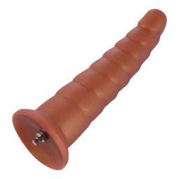 HiSmith HSA84 Tower Shape Anal Toy KlicLok 26cm Brown