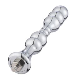 HiSmith HSA98 Metal Pearl Aluminium Anal Dildo KlicLok 8.2"