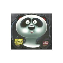 Ursul panda. Abtibilduri colorate + jucarie