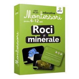 Roci si minerale. Carti de joc Montessori pentru 6-12 ani